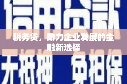 华容税务贷，助力企业发展的金融新选择