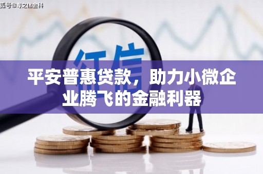 华容平安普惠贷款，助力小微企业腾飞的金融利器