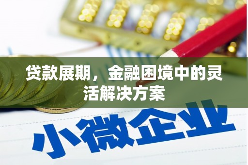 华容贷款展期，金融困境中的灵活解决方案