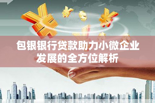 华容包银银行贷款助力小微企业发展的全方位解析