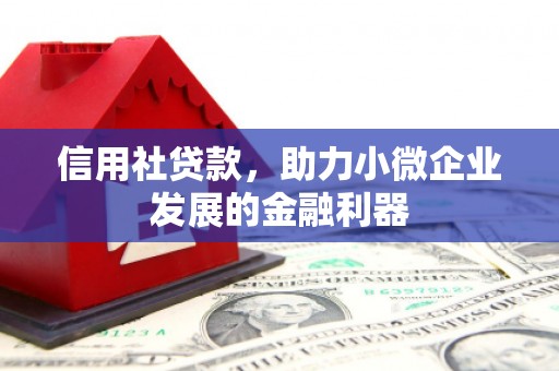 华容信用社贷款，助力小微企业发展的金融利器