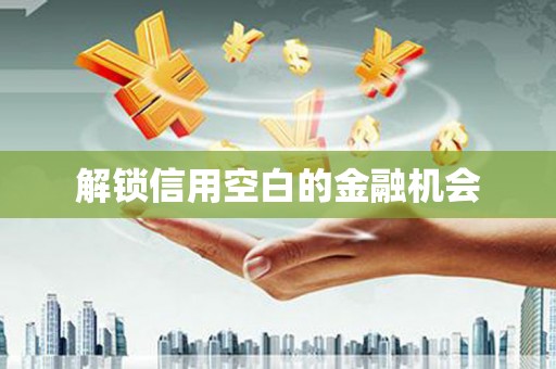 华容解锁信用空白的金融机会